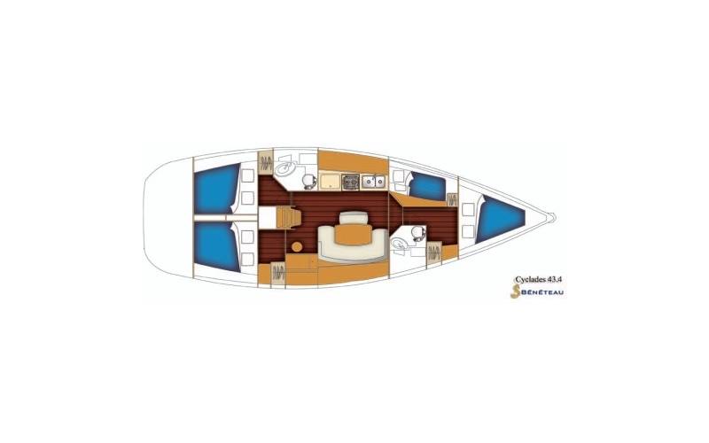 Cyclades 43.4 Levant