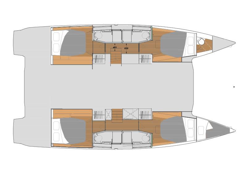 Fountaine Pajot Elba 45 Sun Office