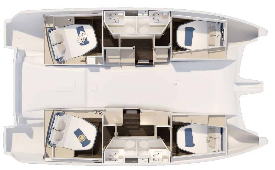 Fountaine Pajot New 41 Quatuor 4 Pepper