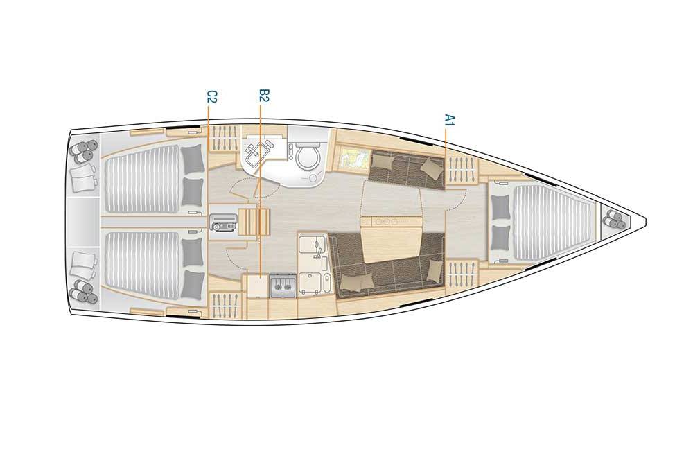 Hanse 388 Sunny Day