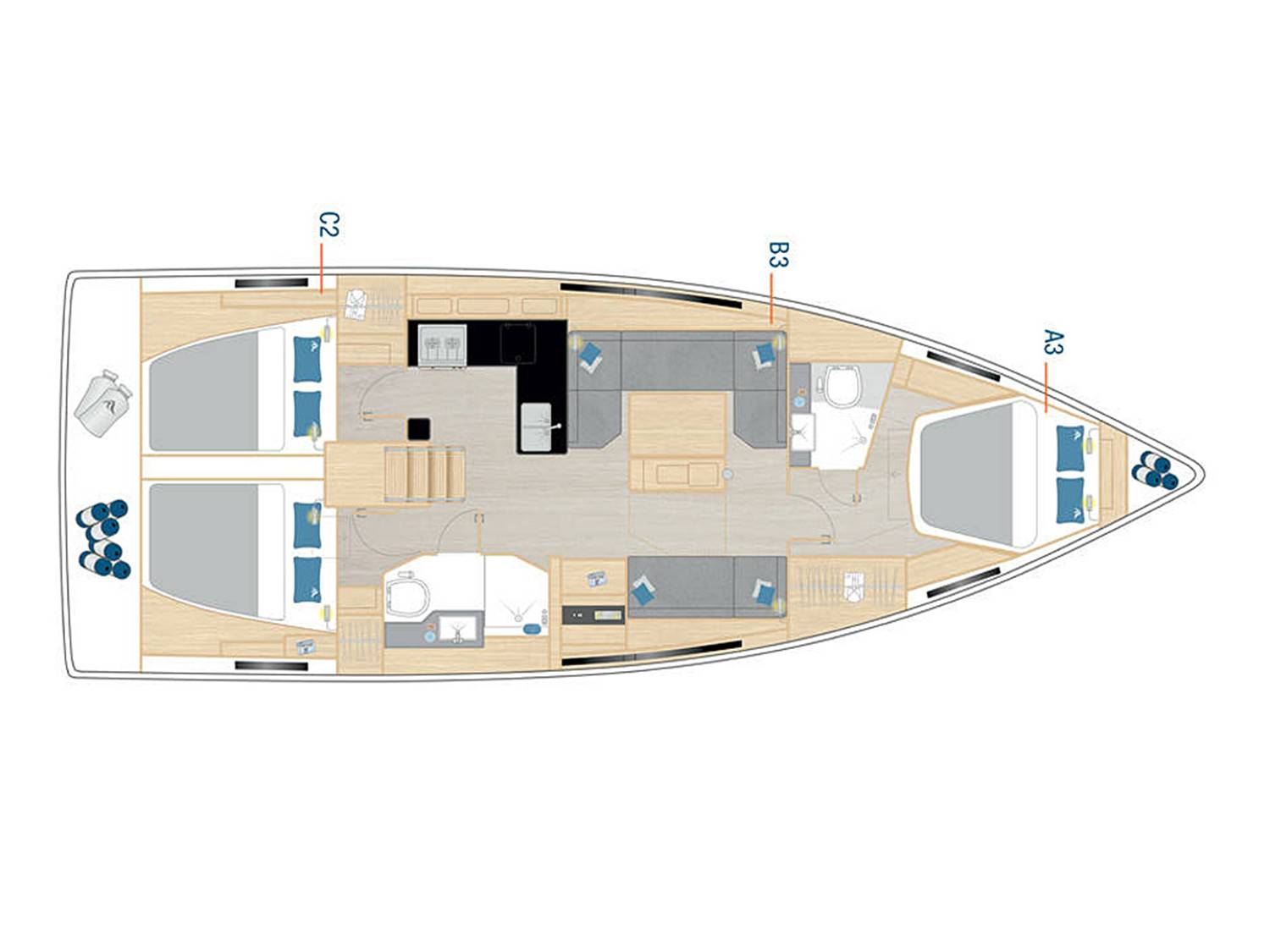 Hanse 410 Bela