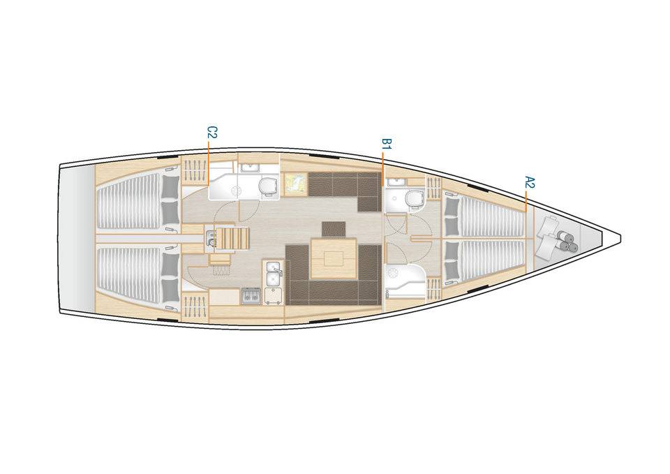 Hanse 458 Ariel