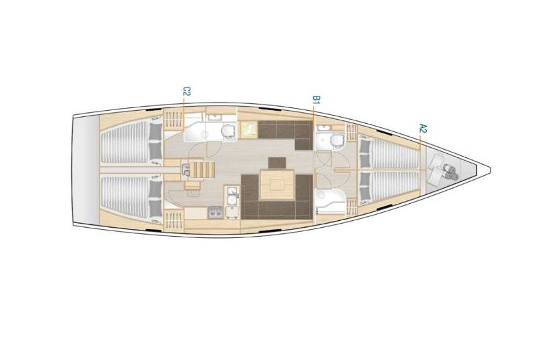 Hanse 458 Apple