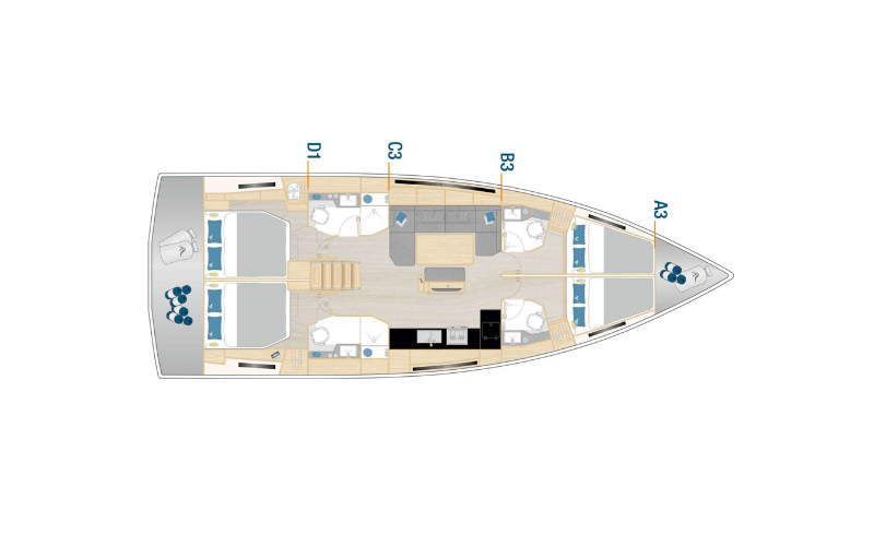 Hanse 460 Shadow of the wind