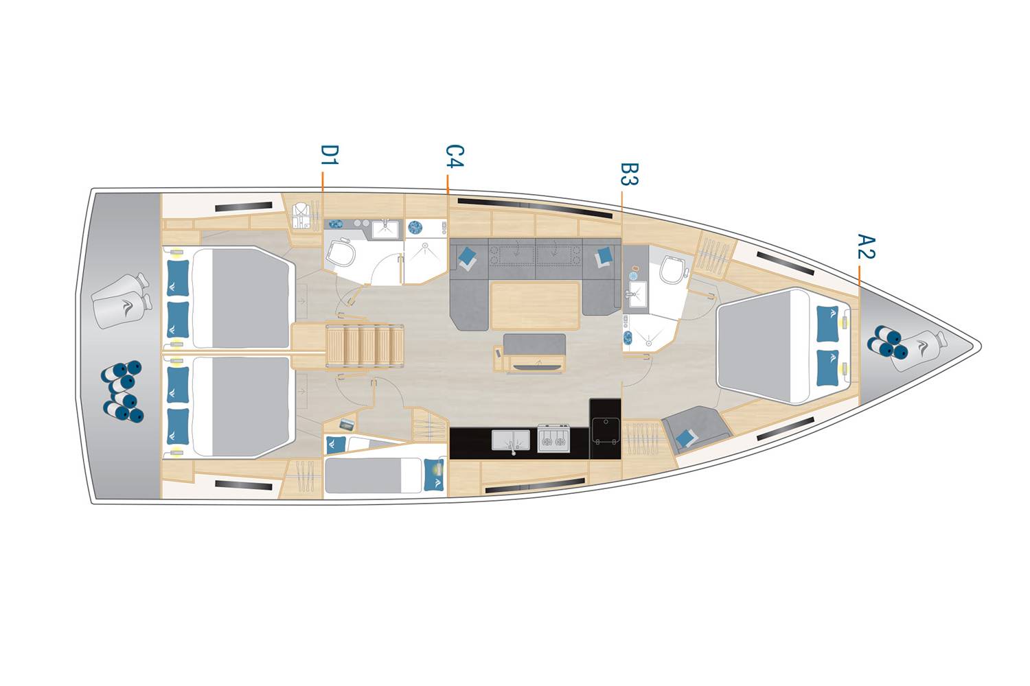 Hanse 460 Allegria - OW