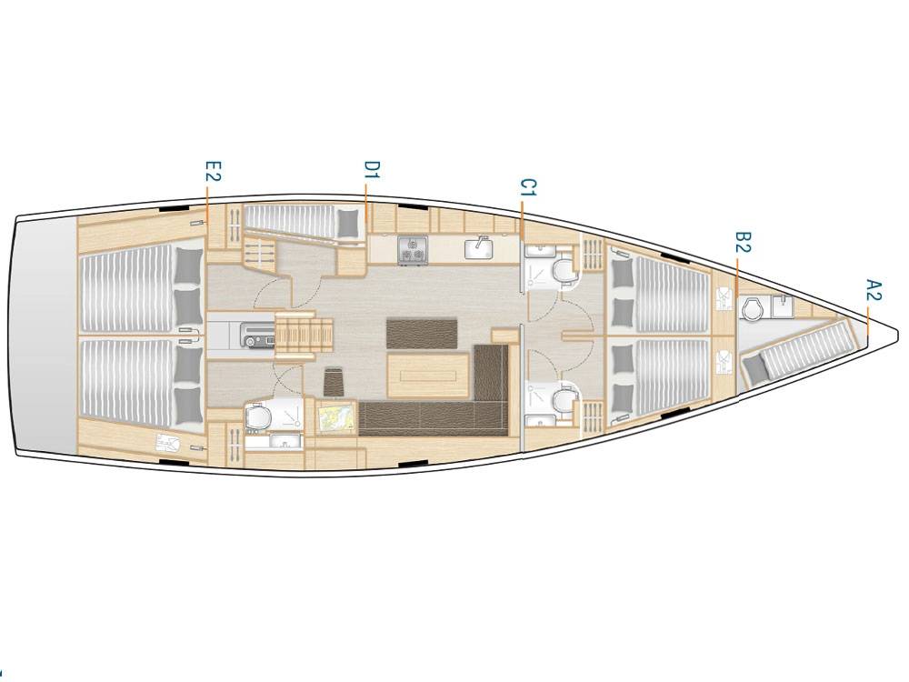 Hanse 508 Golden Box